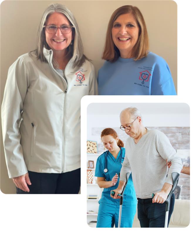 Nurse helping patient
